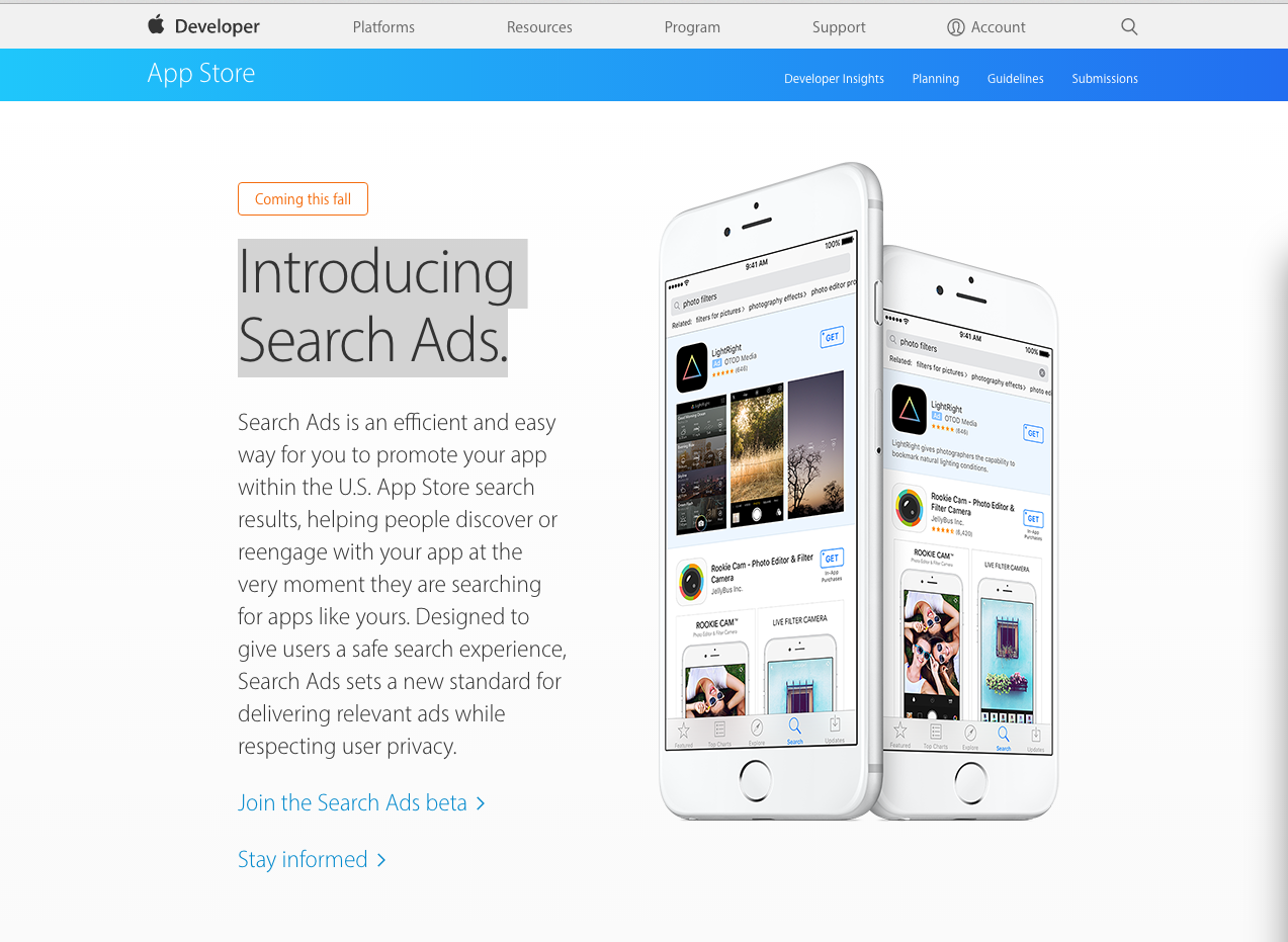 SearchAdds Apple